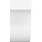 Ekena Millwork Standard Del Monte Architectural Grade PVC Rafter Tail, 4"W X 8"H X 20"L RFTP04X08X20DEL - alternate 2